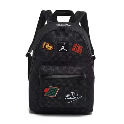Checkered Student Backpack, Large Capacity Travel and Basketball Bag - 13
