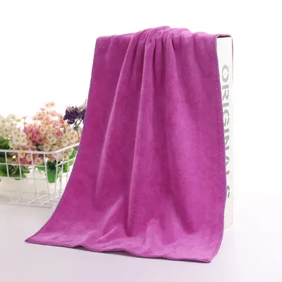Berber dükkanı havlusu, güzellik salonu gri logolu baskılı mikrofiber havlu, kalın emici kuaför saç kesimi baş havlusu. - 11