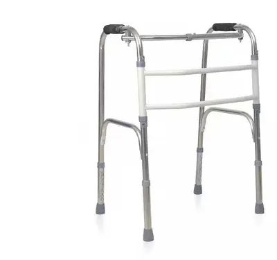 Stainless Steel Adjustable Walker for Elderly, Four-Legged Cane - 7