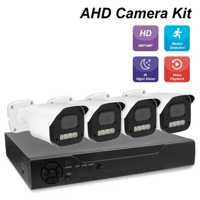 HD-Überwachungsanlage, 4-/8-/16-Kanal AHD-Kamerensystem - 2