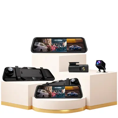 10 inch 1080P Dual Lens Dashcam Rearview Mirror - 6