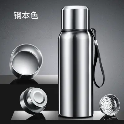 316 Paslanmaz Çelik Taşınabilir Termos Bardak 500 ml Outdoor Seyahat - 8