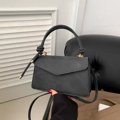 Women's Small Square Crossbody Bag, Simple Versatile Single-Shoulder Design - 5