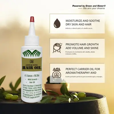 Rich Nourishing Hair Oil, OEM Private Label, MOQ 300 Bottles