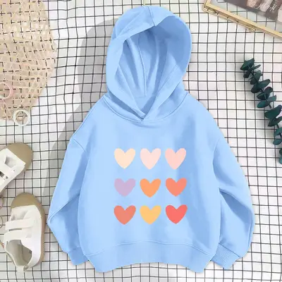 Mädchen-Kapuzenpullover, Frühling/Herbst, koreanischer Stil