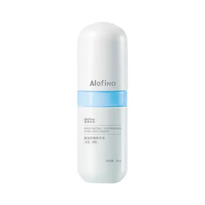 Jinan Huaxi Vitamin B5 feuchtigkeitsspendendes beruhigendes Serum, Hyaluronsäure, feuchtigkeitsspendend, hellt den Teint auf, Gesichtsessenz, Hautpflege