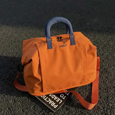 Large Capacity Lightweight Travel Bag Tote Shoulder Bag Yoga Fitness Bag Portable Expandable Storage Luggage Bag - 11
