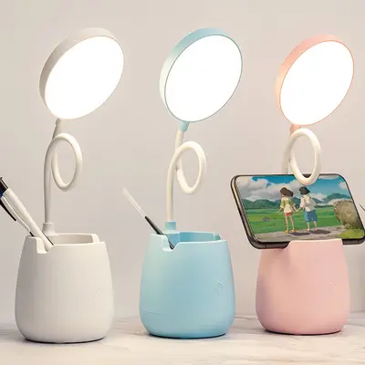 Rechargeable USB LED Eye-Care Desk Lamp for Students and Bedroom