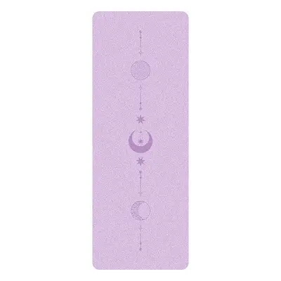 Natural Rubber Yoga Mat with PU Coir Surface, Non-Slip, 6mm - 10