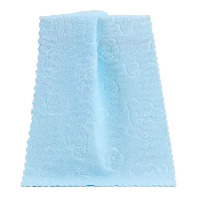 Colorful Towel Foot 35g Embossed Bear Thin Fiber Bath Towel Gift Home Cleaning Colored Towel