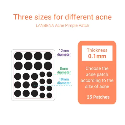 LANBENA 蓝蓓娜日用痘贴25粒01mm（新包装）