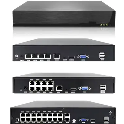 跨境专供韬视芯睿视4路POE NVR网络高清4K硬盘录像机手机远程8MP