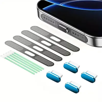 Telefon Toz Koruma Kapağı Seti USB C Toz Koruma Kapağı iPhone 15 / 16 için Toz Koruma Temizleme Seti - 11