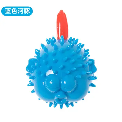 Squeaky Dog Chew Ball for Small Breeds, Durable Toy - 8