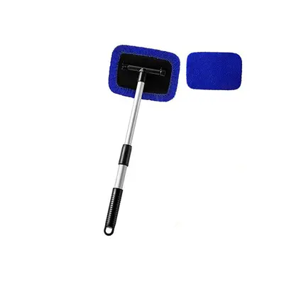 Car windshield cleaning brush, deicer window brush, microfiber car wash window scraper, telescopic rod set - 9