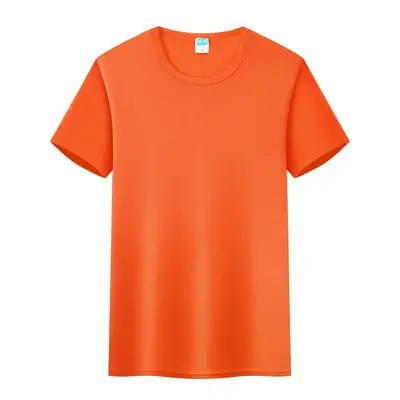 Round Neck Quick-Dry Short Sleeve Advertising T-Shirt with Custom Logo Print - 13