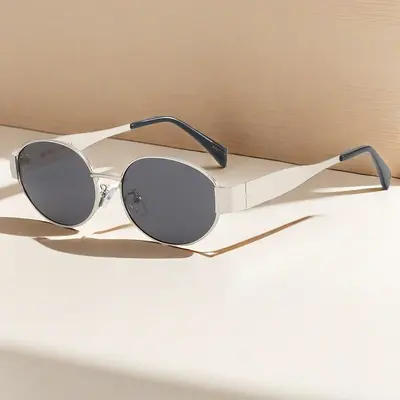 2026 Yeni Model Oval ve Küçük Yuvarlak Moda Güneş Gözlüğü - 12