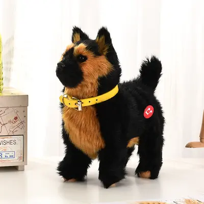 Electric Plush Robot Dog with Music, Walks, Barks and Wags Tail, Sensor - 7