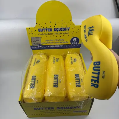 Langsam rückstellender weicher Butter-Stick-Squishy, Stressabbau-Spielzeug