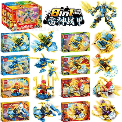 Lego-Compatible 8-in-1 DIY Mini Building Blocks Set Educational Children's Toy - 3