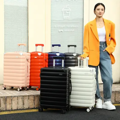 24 Inch Women's Large Capacity Combination Lock Hardshell Suitcase - 3