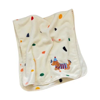 Women's bath towel, coral fleece, three-piece set - 5