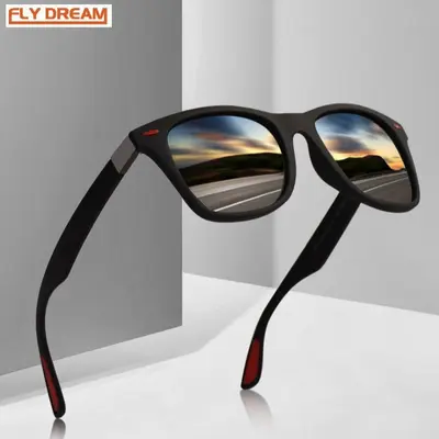 Herren-Klassische Sportsonnenbrille, Nieten-Design, zum Angeln und Outdoor - 3