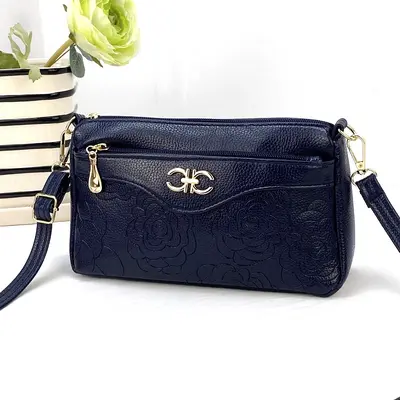 Women's Single Shoulder Crossbody Clutch with Coin and Phone Compartment - 11