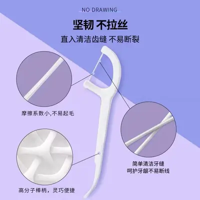 Dental floss sticks family pack, high-strength teeth cleaning - 3