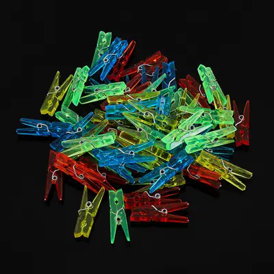 Plastic and Acrylic Clips, Mini Photo and Christmas Light Clips