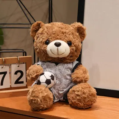 Fußball-Teddybär Plüschtier, WM-Geschenk - 7