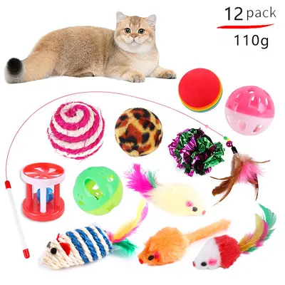 Kedi Tüneli ve Çanlı Oltalı Oyuncak Kombin Seti - 3
