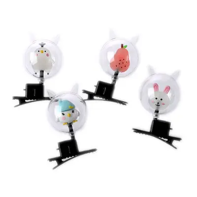 LED-Leuchten-Bobo-Ball-Haarspange, Cartoon-Design