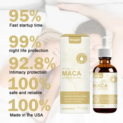 GOOGEER Active Maca Tropfen Nahrungsergänzungsmittel