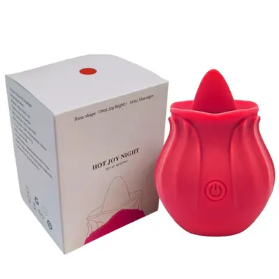 Rose Vibrator with Vibrating Egg and Clitoral Suction Massager - 12