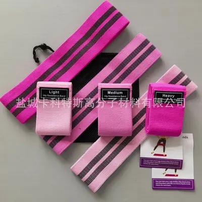 Gestricktes Po-Widerstandsband für Fitness und Yoga, Gesäßtraining