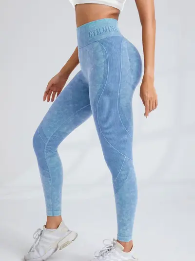 Seamless Women's Yoga Pants, Sand-Washed Quick-Dry, Combo Pack - 5