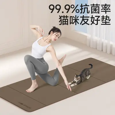 Anti-Slip Portable Yoga Mat, Thick Silent Fitness Pad - 4