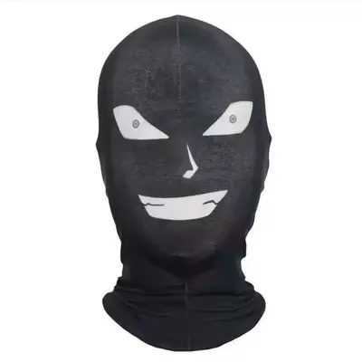 Funny Parody Knit Full Face Mask with Internet Celebrity Expression - 12