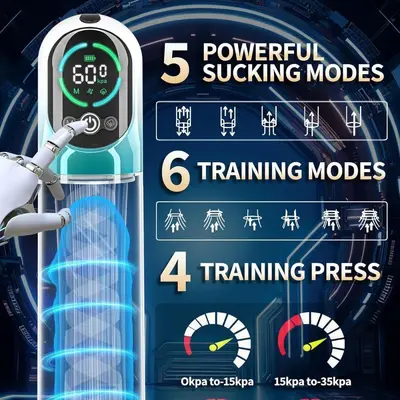 Elektrische Vakuumpumpe für Männer, wasserdicht, Wasserbad-Training