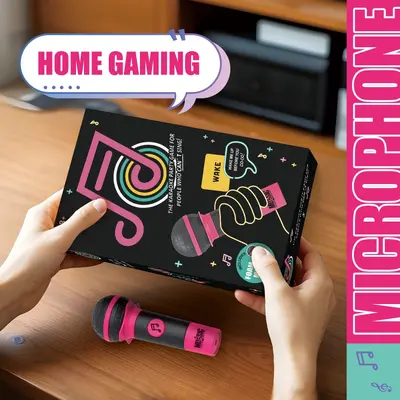 Grenzüberschreitendes neues Produkt Glücksei Aufregendes Mikrofon Schlechter Sänger Kartenspiel Tischspiel