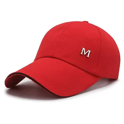 Baseball cap sun hat for men and women, spring and summer outdoor solid color fashionable stylish unisex