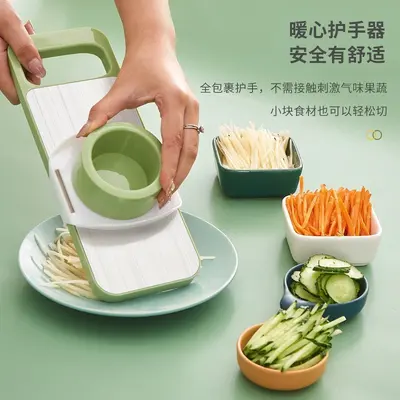 Stainless Steel Vegetable Grater Set with Hand Guard