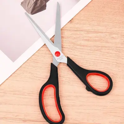 Stainless Steel Multi-Purpose Student and Office Scissors for Paper and Rubber