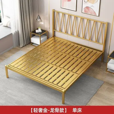 European Style Modern Iron Bed 1.5m 1.8m Single Double - 12