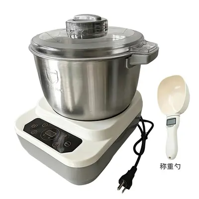 Teigmaschine, 9L Fassungsvermögen, Edelstahl - 9