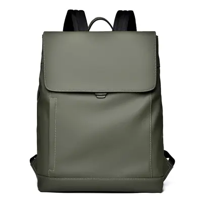 Men's Business Backpack, Waterproof PU Laptop Bag, Expandable - 7