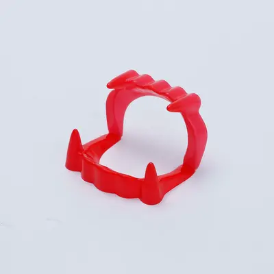 Halloween Light-Up Finger Teeth and Zombie Nails Costume Accessory - 11