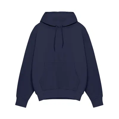 Men's Thick Autumn Winter Hooded Sweatshirt, Solid Color Sportswear - 8