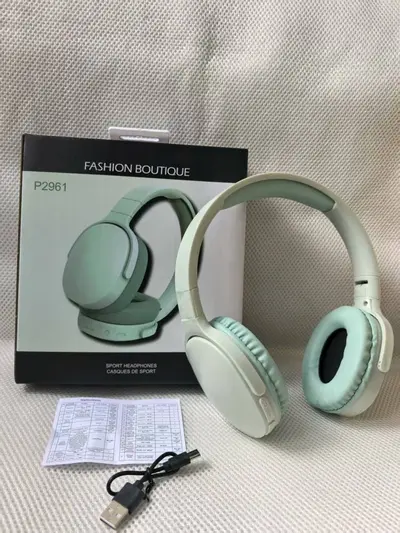 P2961 Over-Ear Bluetooth Headphones, Long Battery Life, Wireless Gaming Headset - 9